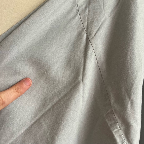 vintage doen style floral embroidered pintuck blouse - Picture 12 of 13